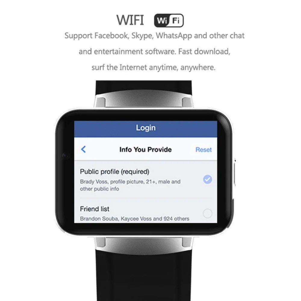 GPS 3G Smart Watch Android With SIM Card  (9)