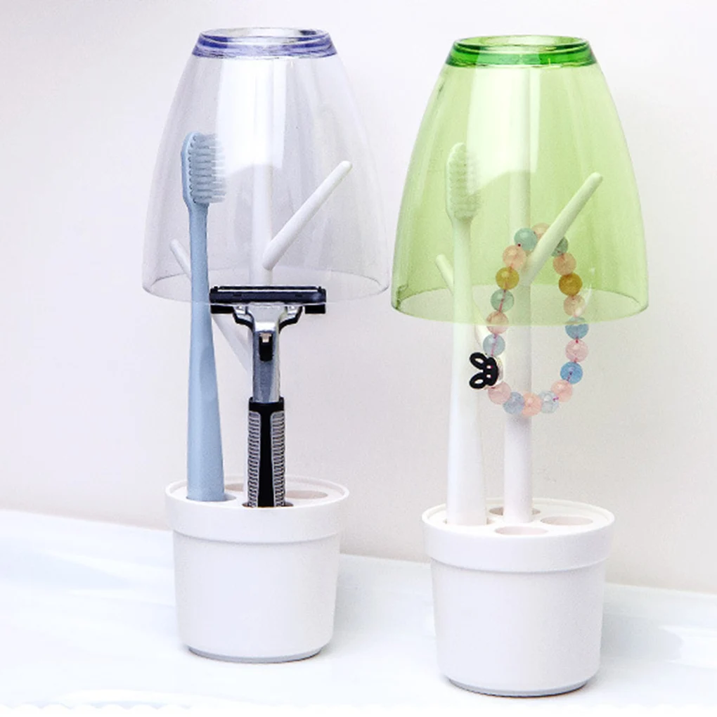 Bathroom Tree Shape Toothbrush Holder Toilet Tooth Brush ABS Stand Rack AS Mug Home Supplies