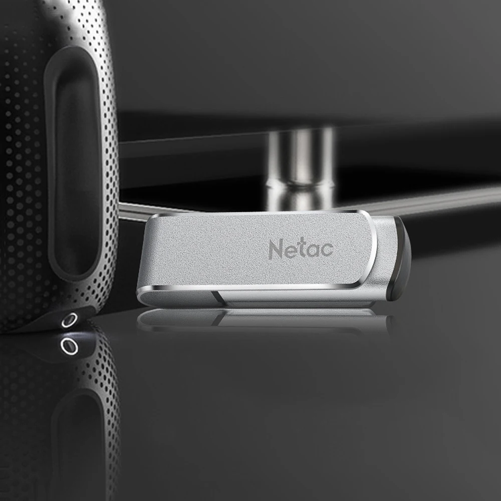 Netac rotary USB Flash Drive 16G Pendrive 32GB 64GB swivel Pen Drive 128GB USB 3.0 Memory Stick Drive Flash Metal Storage Device