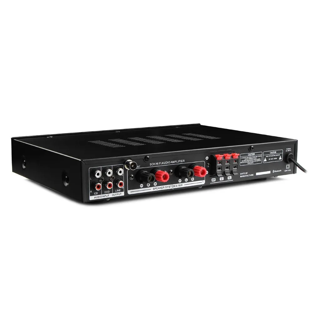 AV 298BT 220V 300W + 120W FM SD USB пульт дистанционного управления 5CH Bluetooth 4 1 стерео цифровой