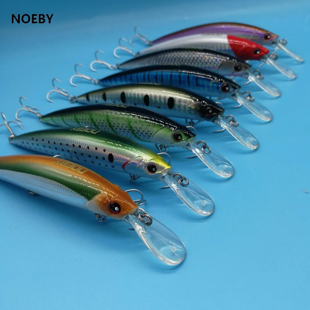 NOEBY-9448-1PCS-Sinking-minnow-fishing-lure-36-5g-11cm-8colors-depth-0-2-3m-3D