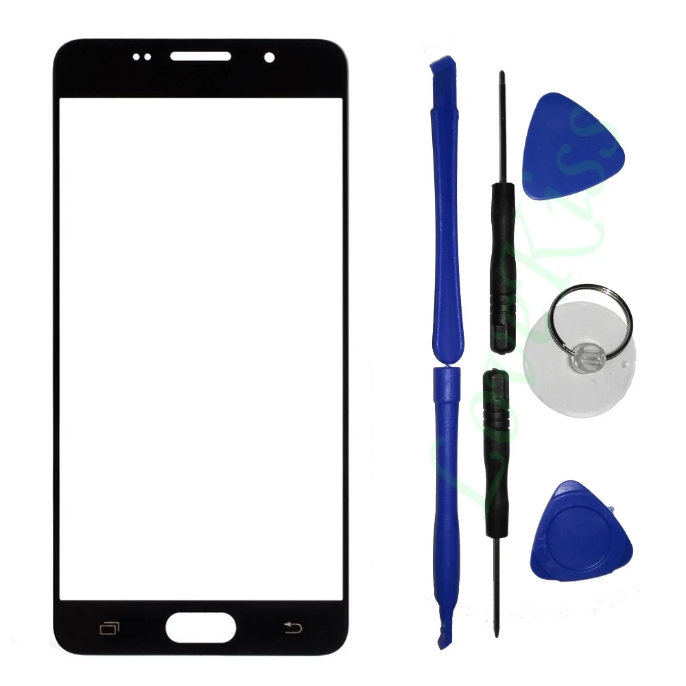 Для samsung Galaxy A3 A5 A300F A500F A310 A310F A510 A510F Сенсорная панель передняя внешняя стеклянная крышка для объектива Замена