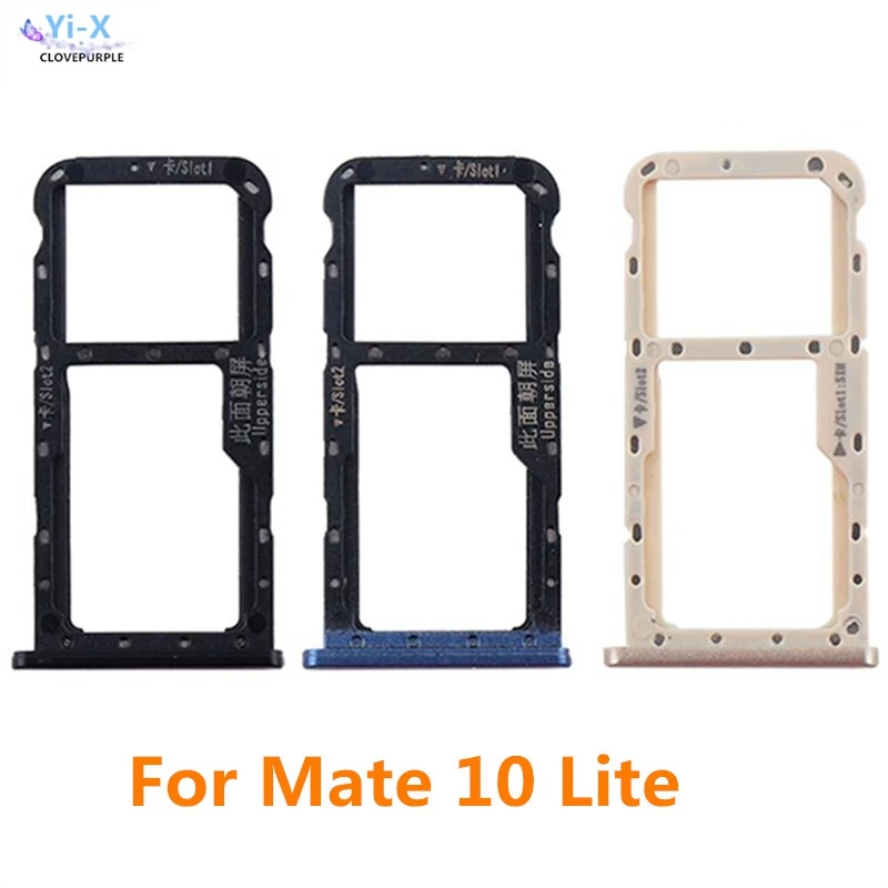 

SIM Card Tray Slot Holder Adapter for Huawei mate 10 lite / G10 Honor 9i Nova 2i
