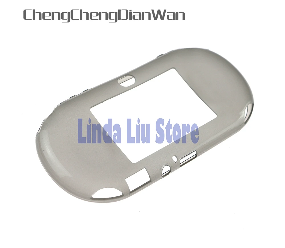 Силиконовый защитный гель-чехол chengdianwan для PS Vita 2000 Slim blue PSV2000 ТПУ чехол 8 шт. |
