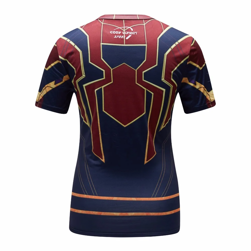 Новая женская футболка сиамские колготки одежда Марвел Супермен/Бэтмен футболка с длинными рукавами для девочек фитнес колготки компрессионная рубашка