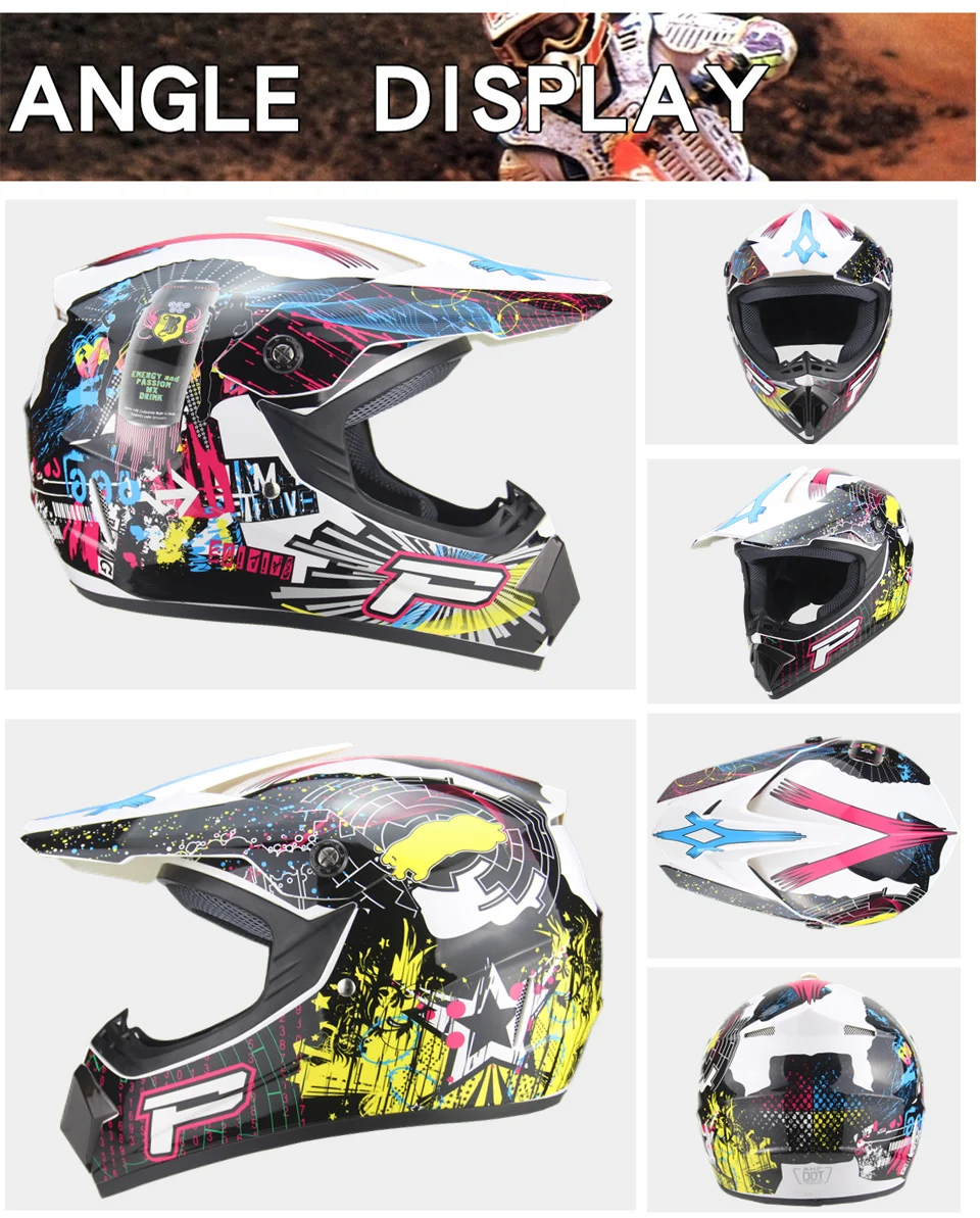 Мотоциклетный взрослый шлем для мотокросса внедорожный шлем ATV Dirt bike горные MTB DH гоночный шлем кросс шлем capacetes