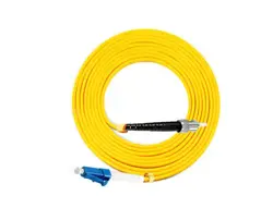 10 шт./пакет LC/UPC-ST/UPC симплексный режим волоконно-оптический кабель для коммутационных шнуров 3,0 мм оптическое волокно гибкий кабель