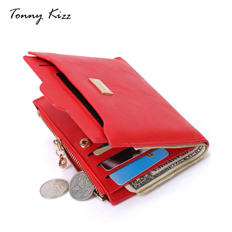 Женские кошельки Tonny Kizz мини кожаный бумажник с коротким держателем для карт на