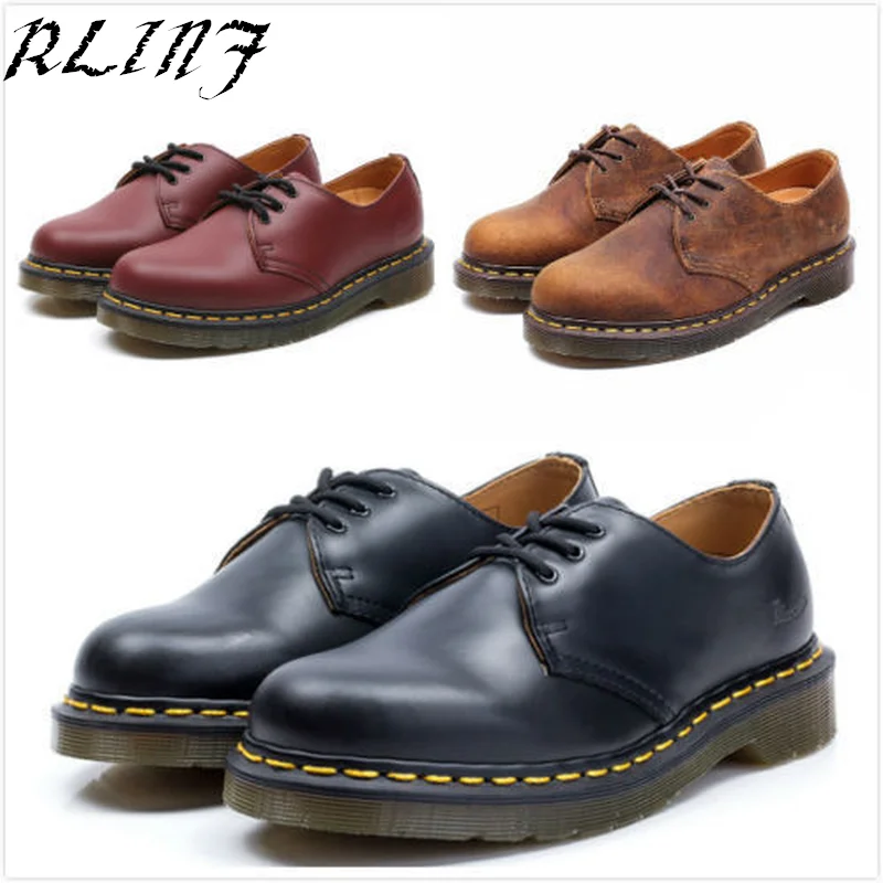 

RLINF 2018 Designer Luxury Genuine Leather Spring/Autumn Ankle Boots Footwear