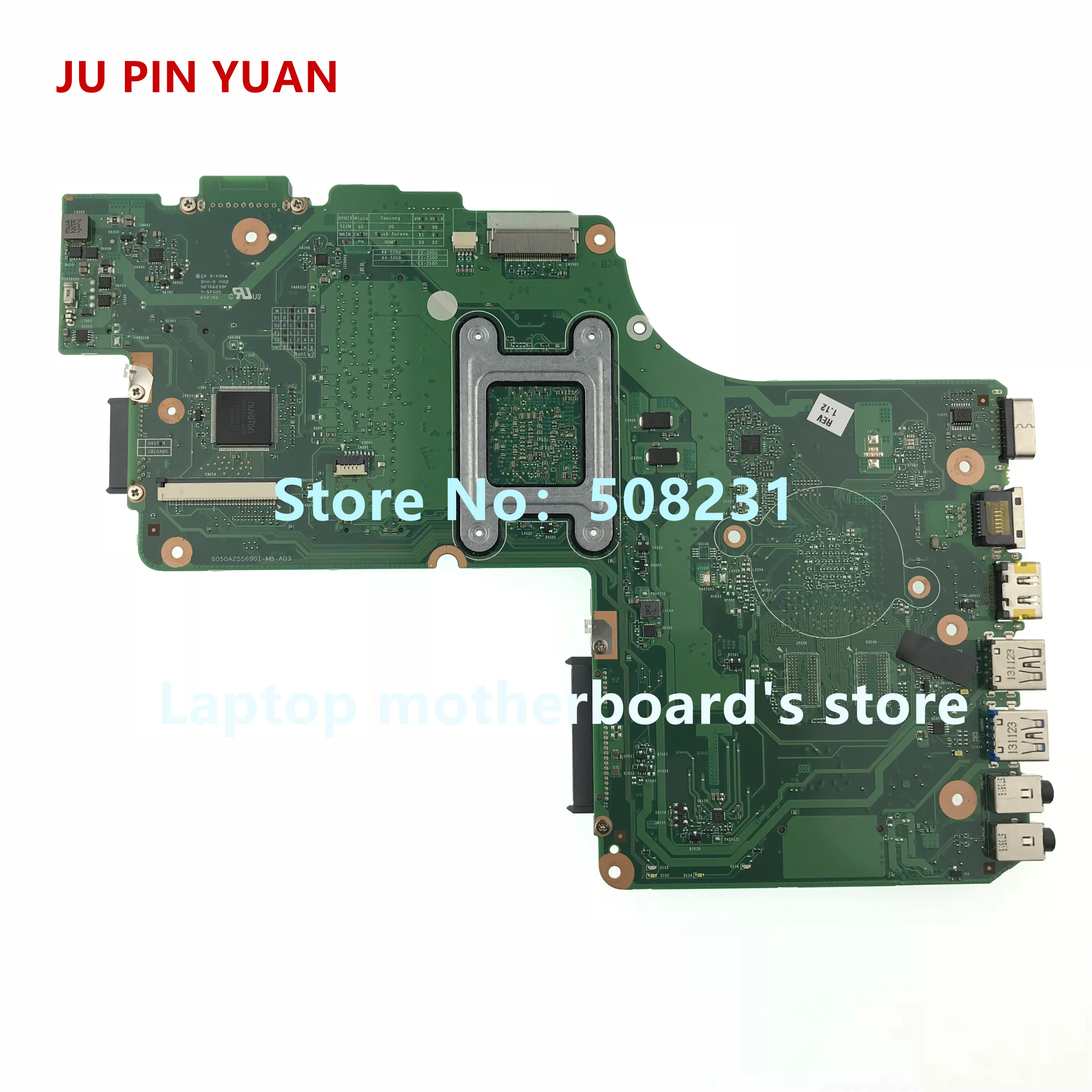 JU PIN юаней V000325030 6050A2556901-MB-A03 плата для Toshiba Satellite C50DT C55DT C50DT-A C55DT-A Материнская плата ноутбука