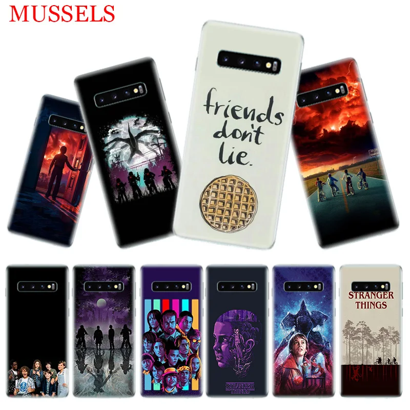 

Stranger Things Poster Phone Case for Samsung Galaxy S10 Plus S10E Lite A50 A70 A30 A10 A20E M30 M20 M10 A20 A80 A40 Coque Cover
