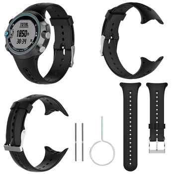 

Replacement Silicone Watchband for Garmin Swim Watch Strap Silicone Watch Band Wrist Straps black