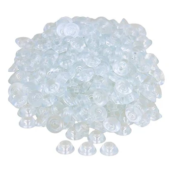 

Silicone Round 15x6x8mm Door Stopper Bumpers Self-adhesive Wall Protectors Furniture Feet Pads Set of 400