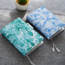 Kawaii листья Тетрадь вычурный журнал Холст Обложка на ежедневник планировщик, блокнот для подарок для девочек Корейский канцелярские принадлежности