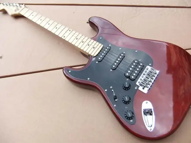 New Arrival Fdr STR electric guitarLeft Handed Model in deep brown 100816