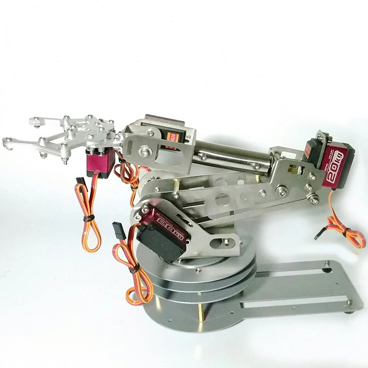 R2-Fully-Assembled-6-Axis-Mechanical-Robotic-Arm-Clamp-for-Arduino-Raspberry Скорость Бесплатная доставка