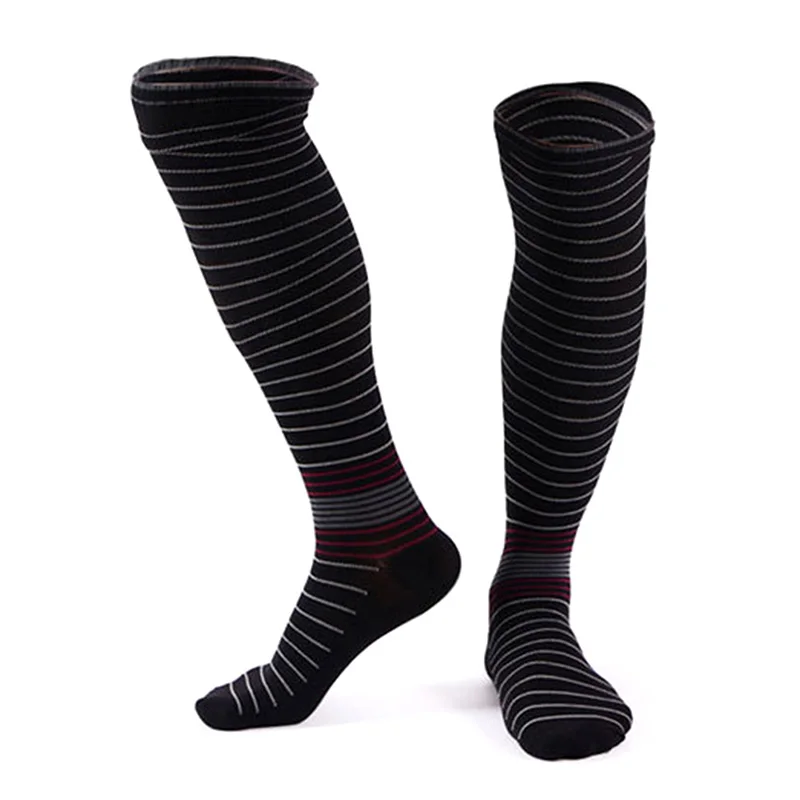 

Men Elastic Compression Long Socks Warm Breathable Anti Slip Protection Ankle Casual Socks