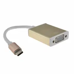 PRO Тип usb с разъемом «папа» на SVGA/VGA 15 контактный разъем кабель для монитора адаптер 1080 P