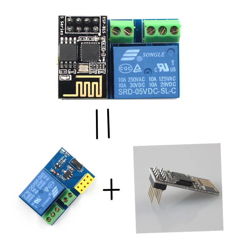 ESP8266 ESP-01S реле модуль удаленного коммутатора телефон приложение DIY проект Дизайн комплект