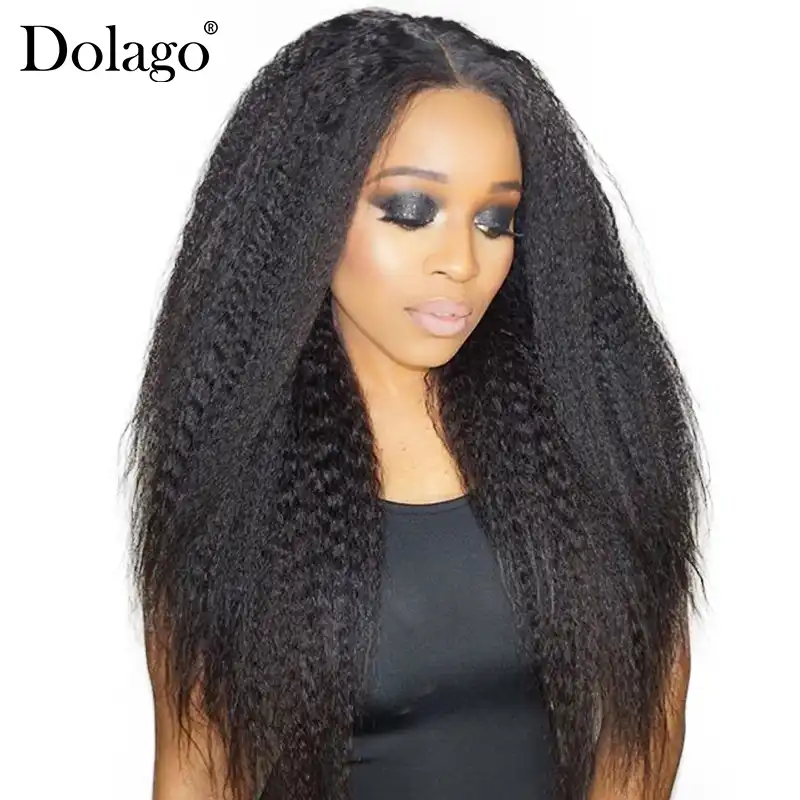 Kinky Straight Clip In Human Hair Extensions Brazilian Coarse Yaki Full Head Virgin Hair Extension Clip Dolago Hair Products Aliexpress