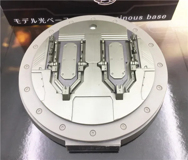 

Cartoon Character Model HC Glowing Iron Man Base Base Model Ornaments Bright Platform for Iron Man Model