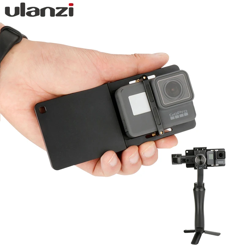 GoPro Switch Mount Plate Adapter for GoPro hero 7 6 5 SJCAM S7, Applied to Zhiyun Smooth 4 DJI Osmo Mobile 2 Feiyu Vimble 2