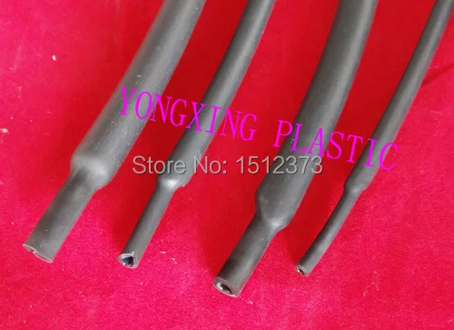 

1.22M 70mm double wall thermal heat shrink tube with glue shrink ration 3:1 for wire cable insulation sleeve