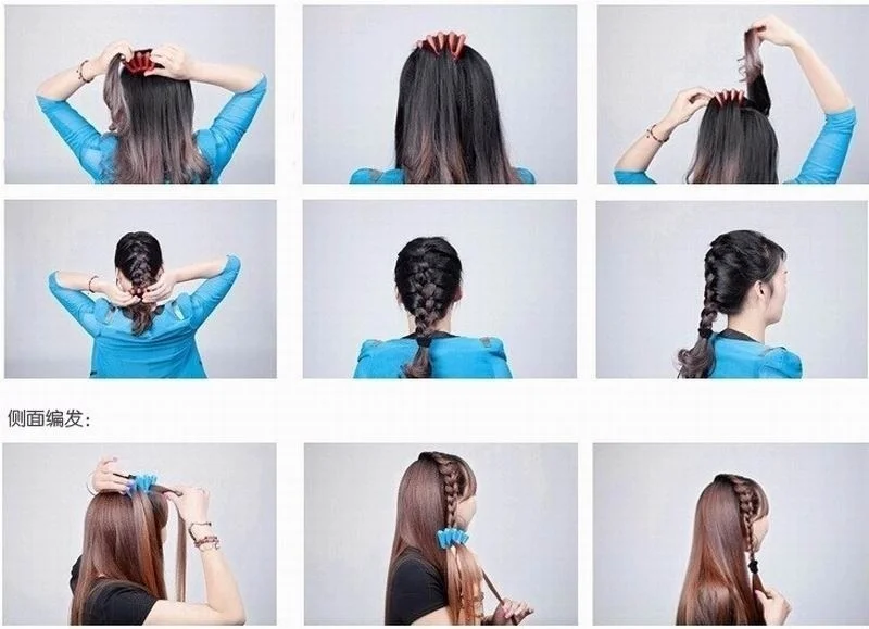 Новая мода DIY Стиль оплетка инструмент держатель зажим чудо Губка волос Braider
