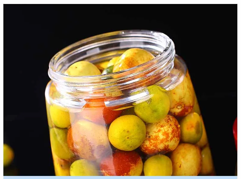 Краткое уплотнение хранения Jar прозрачная стеклянная банка мёд Джем бутылка для фруктов с крышкой мариновка Сторона блюдо майки угги кухня интимные аксессуары