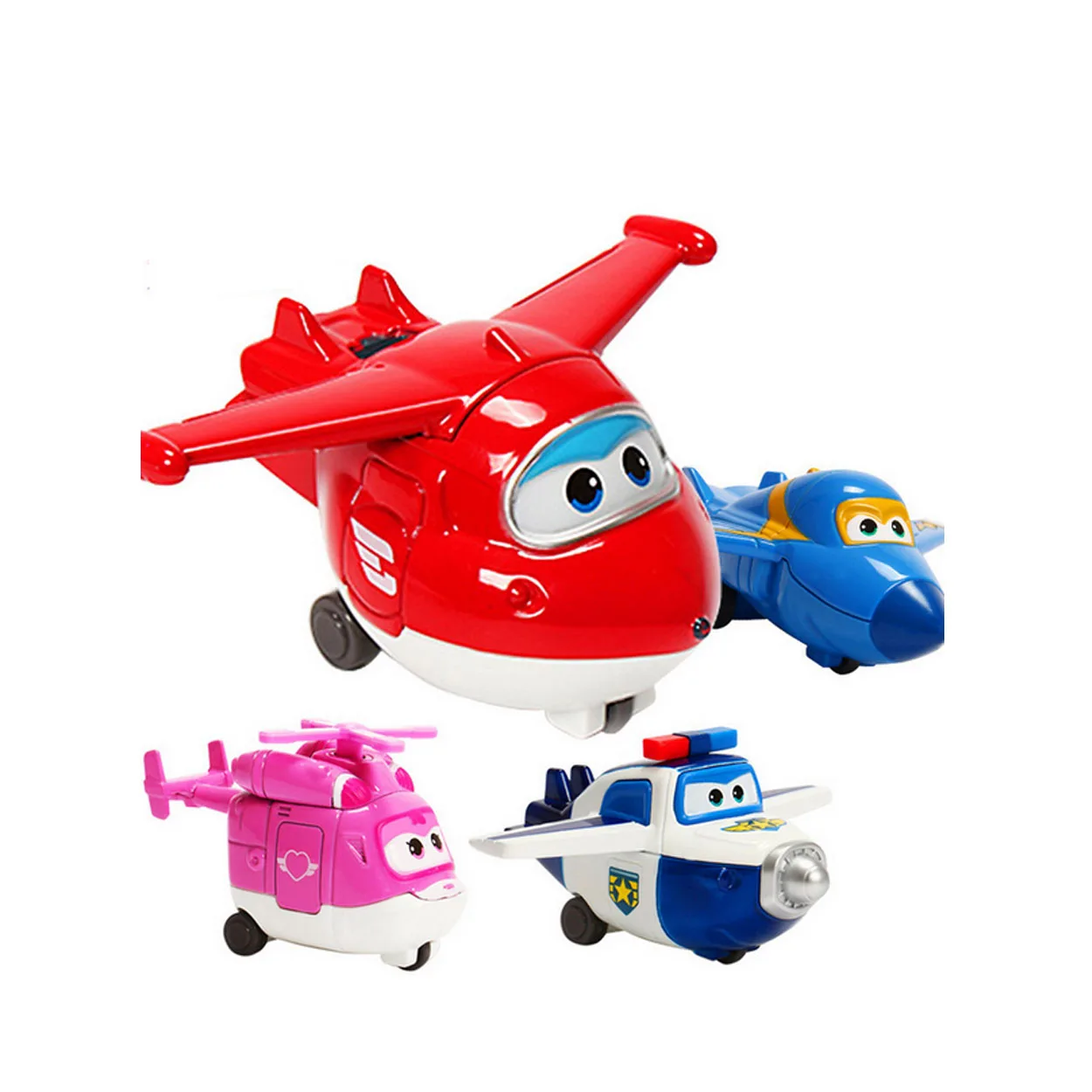 Мини superwings 1 шт./компл. ABS Игрушечные лошадки Super Wings мини роботы самолет с поддержкой ангар подарки для детей Игрушечные лошадки 5245