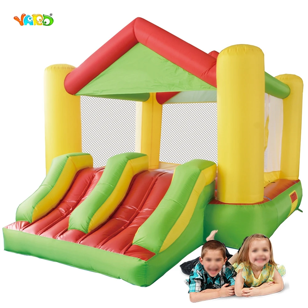 YARD Free Shipping To Hot Sale Area Giant Air Toy Inflatable Bouncer Dual Slide Jumping Castle Funny Bouncy Jumper For Kids free shipping commercial 5 4 5m dragon inflatable bouncer castle with slide