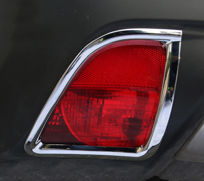 2 шт. для Peugeot 2008 2014-2016year задние противотуманные фонари крышка рамка Декоративные наклейки