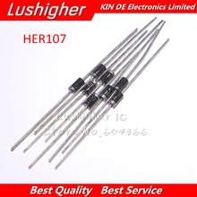 100 шт. выпрямительный диод 1A 800V DO-41 HER107
