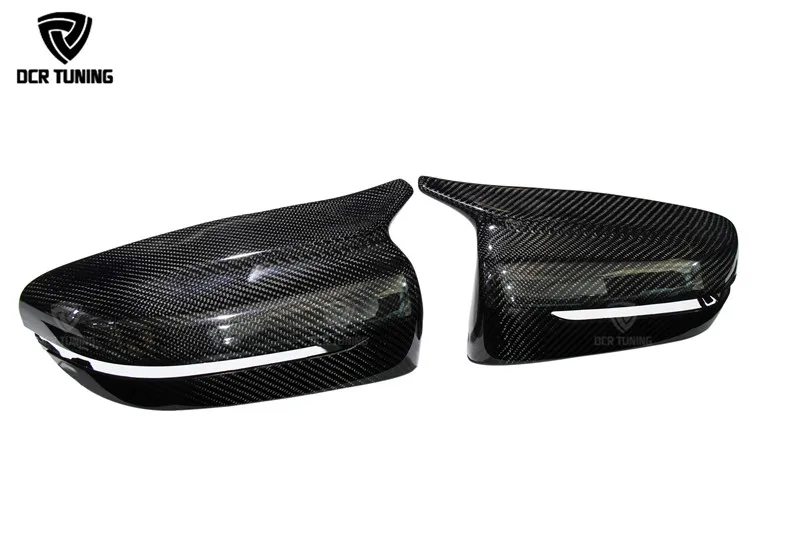 Add On Style Carbon Fiber Rear View Mirror Cover For BMW 5 Series G30 G38 M Performance 250d 530i 530d 540i 525i 2017 - UP (2)