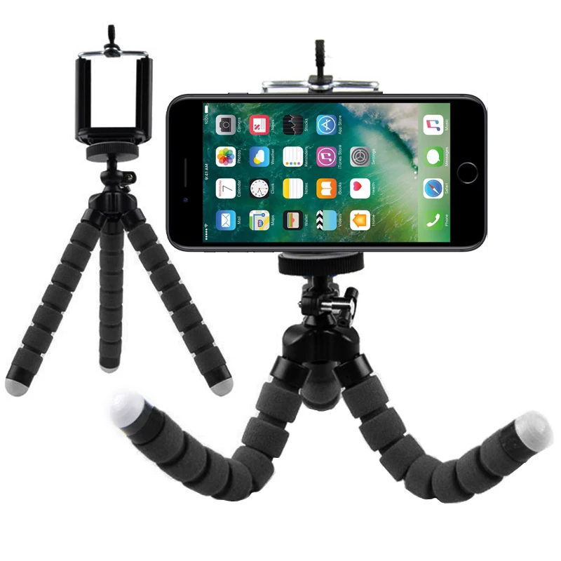 Flexible Octopus Leg Phone Holder Stand Support Mobile Tripod for Blu