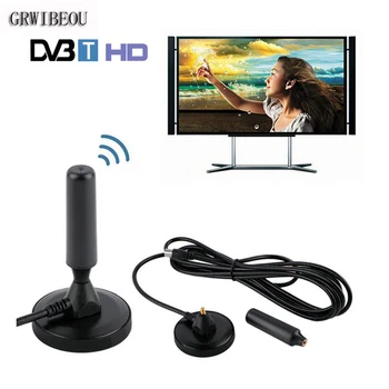 

30 dBi Gain 75 ohm Digital DVB-T Receiver Antenna FM Freeview Aerial Antena DVB T Coaxial Booster Cable Magnetic Base TV HDTV