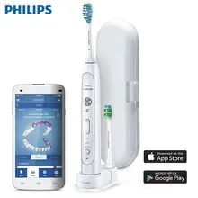 Электрическая зубная щетка Philips Sonicare FlexCare Platinum с подключением по Bluetooth, с приложением, умные датчики чистки HX9192/01