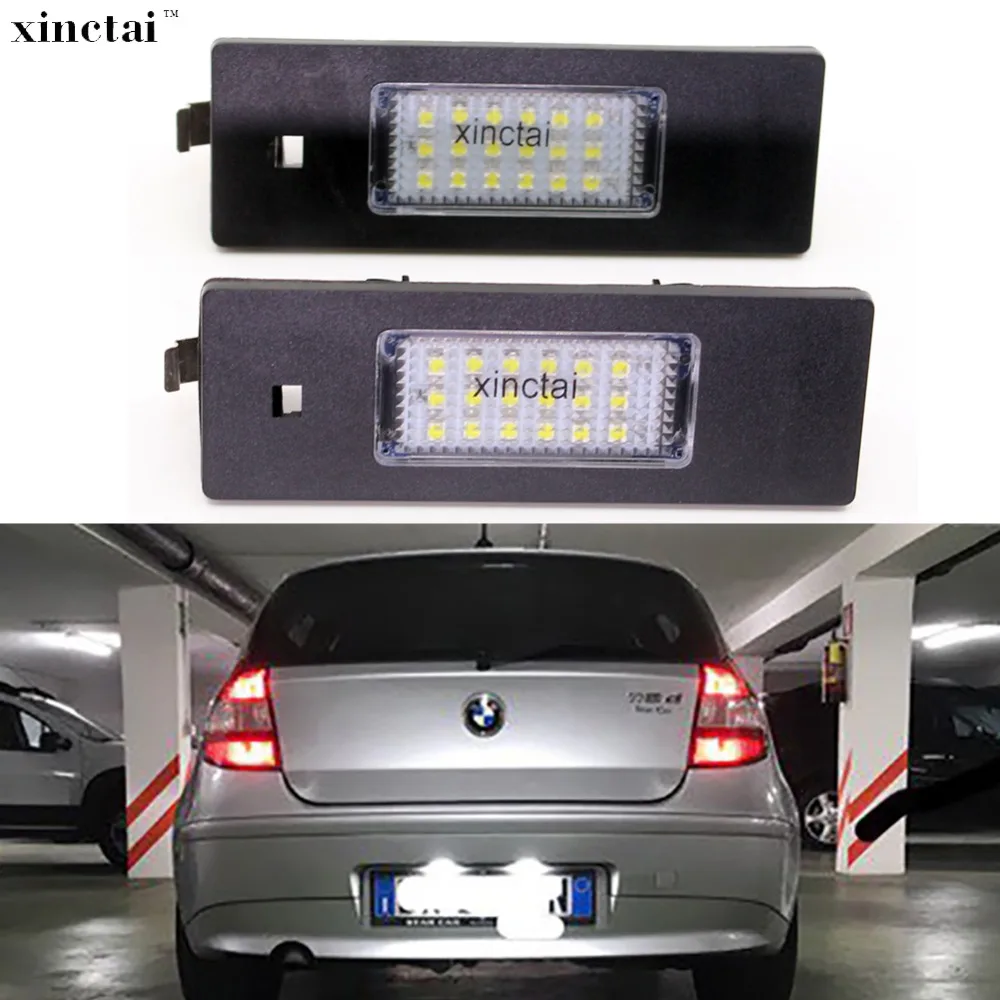 

2PCS Canbus Error Free LED License Plate Light for BMW E81 E87 E63 E64 M6 E85 E86 Z4 F12 F13 F20 K48