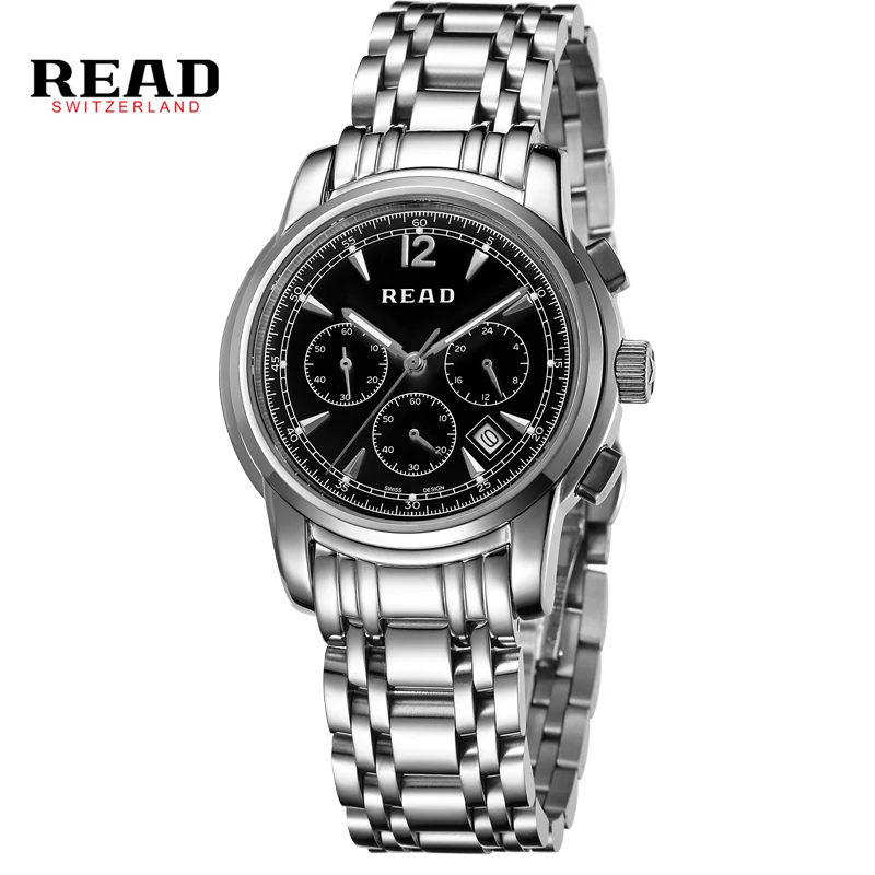 

READ watches Mens Watch Mens Multi-function quartz watch 7001