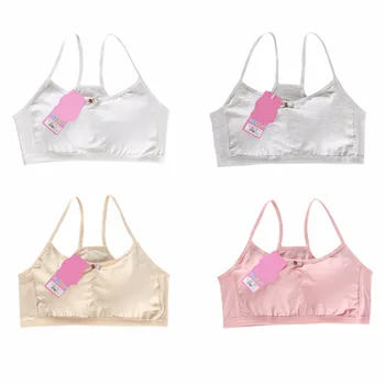 

Teenage Children Girl Student Underwear Narrow Shoulder Strap Bra Thin Cup Vest