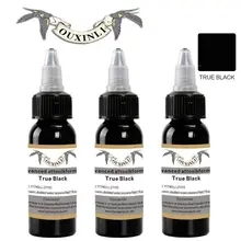Комплект из 3 предметов чернила татуировки черный 30 мл/Bottle Перманентный для глаз бровей Макияж чернила 1 унц