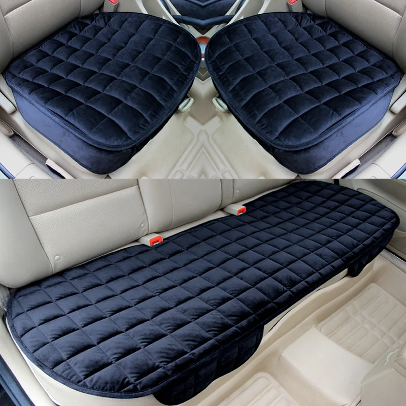 

3Pcs/Set Car Seat Protector Winter Warm Cotton Universal Car Seat Cover Cushion Protector Mat For Most Cars Granta Vesta