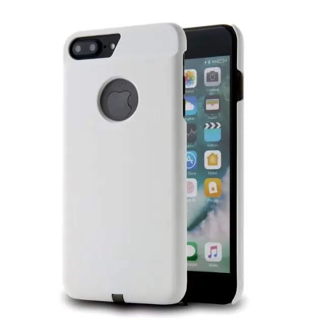 Для iPhone 6 7 Plus Qi Беспроводное зарядное устройство чехол для телефона для iPhone 6 s Зарядка приемник питания задняя крышка для iPhone 7 6s Plus+ накладка - Цвет: Only white wireless
