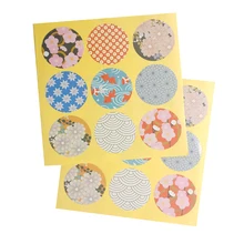 90 adet/grup yeni japonya tarzı çiçek desen etiket notu sticker dekorasyon etiket İşlevli süper hediye