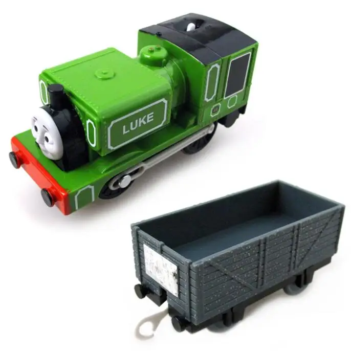 

T0217 Electric Thomas and friend Luke with a carriage random Trackmaster engine Motorized train Chinldren child kids toys