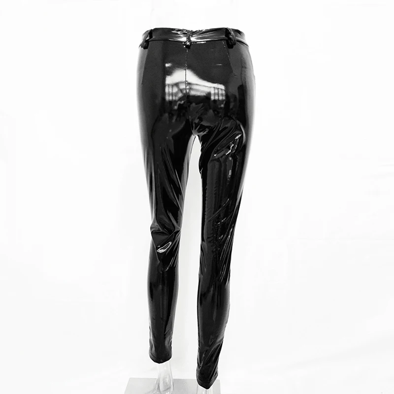 Articat, черные сексуальные штаны из искусственной кожи, Женские однотонные леггинсы, высокая талия, стрейч, обтягивающие брюки-карандаш, повседневные облегающие Женские Брюки