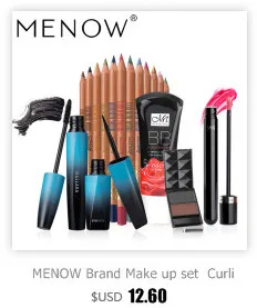 Menow бренд Make Up Set Тушь для ресниц и Подводка для глаз& CC крем и Блеск для губ и бровей value pack Лидер продаж Косметическая комбинация 5313