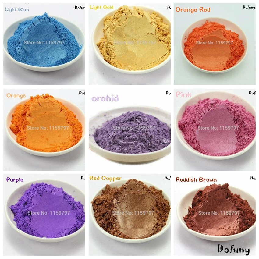 500g Bag 17 Colors Make Up Multicolour Pearl Powder Mica Powder Pigment Glitter Pearlescent Powder For Diy Eyeshadow Charge Aliexpress