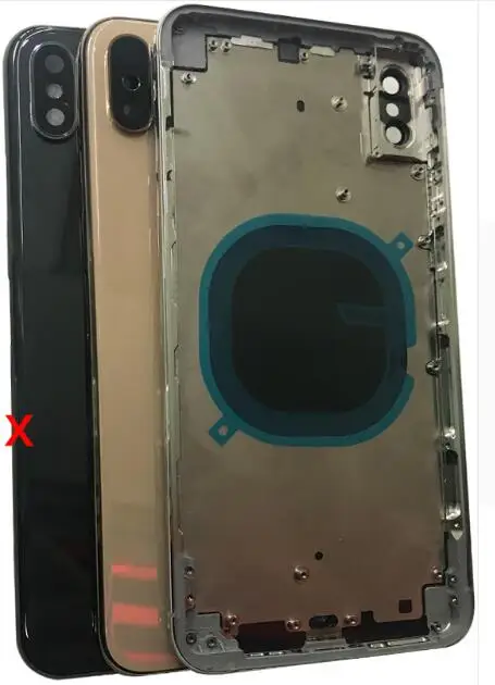 Чехол на заднюю батарею, чехол с рамкой, задняя крышка для iPhone X/XS Max/XR Series с логотипом