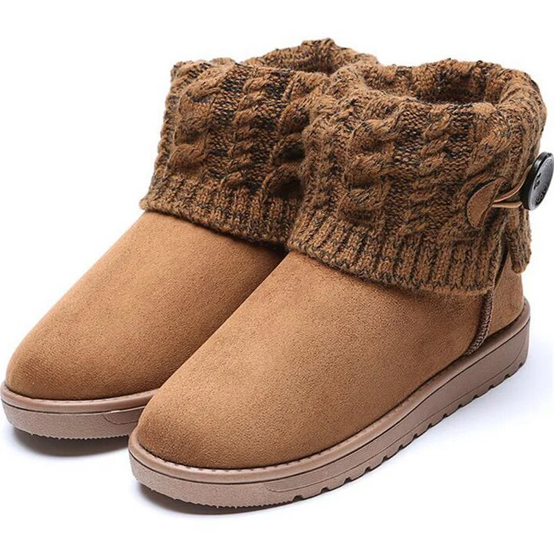 Women's winter boots warm ankle boots women thickening sweater suede Australian snow boots